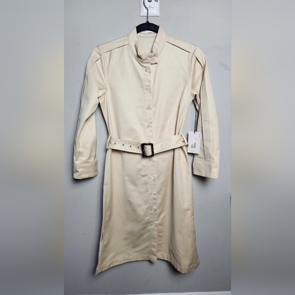 BLDWN Morris Fitted Trench Coat BEIGE‎ XS